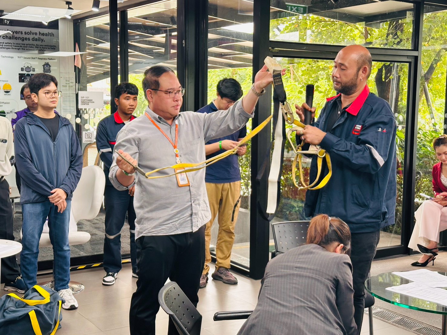 เวิร์กชอปตรวจสอบอุปกรณ์ยับยั้งการตก Daily Inspection of Fall Arrest Equipment งานสัมมนา Smart Safety Solutions 2026